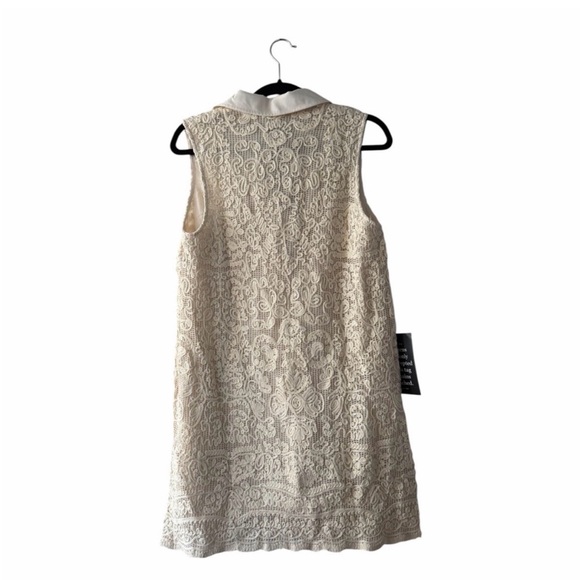 Tuckernuck Tan Lace Sleeveless Collier Dress Women’s Size Small NEW - Picture 4 of 5